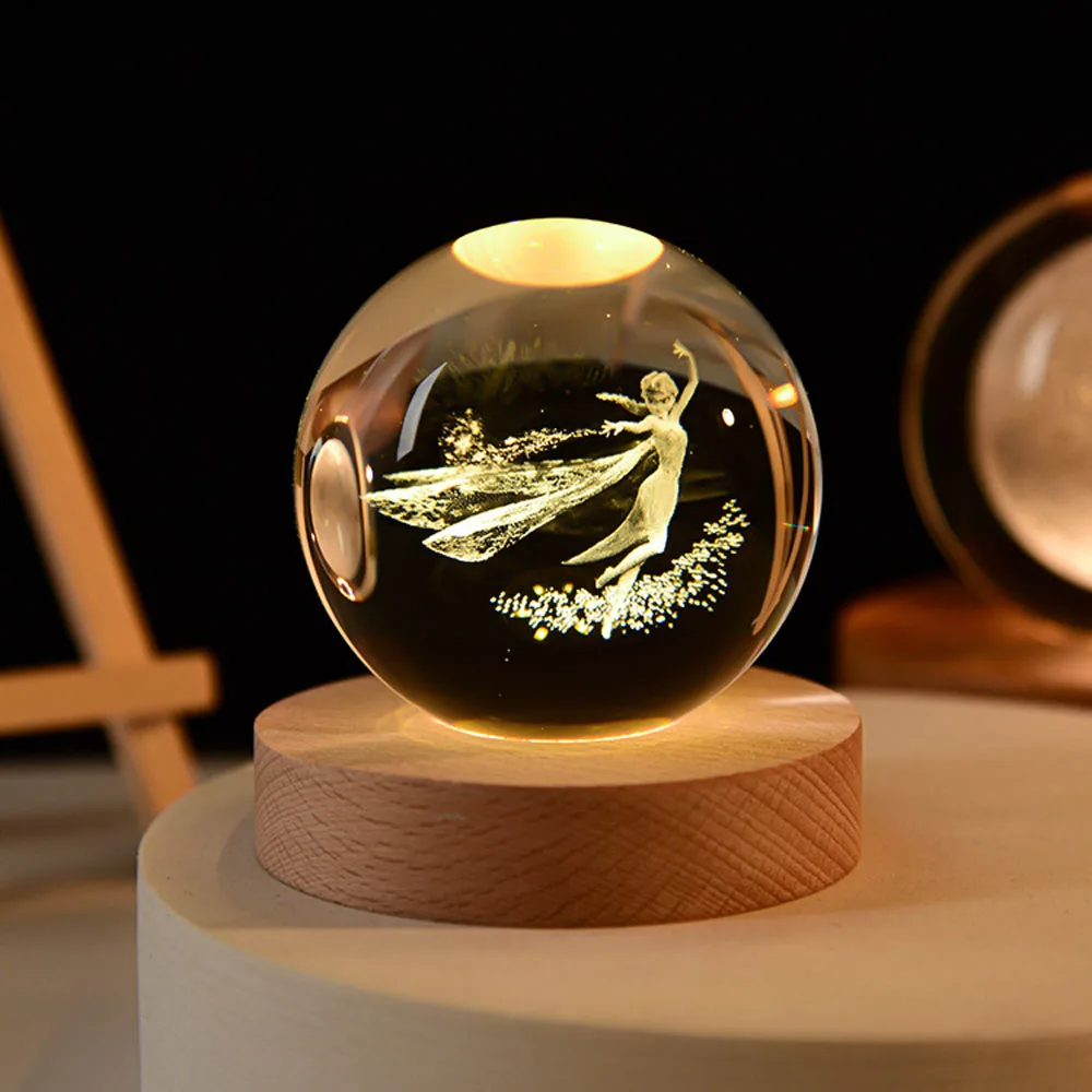 Galaxy Crystal Ball Lamp