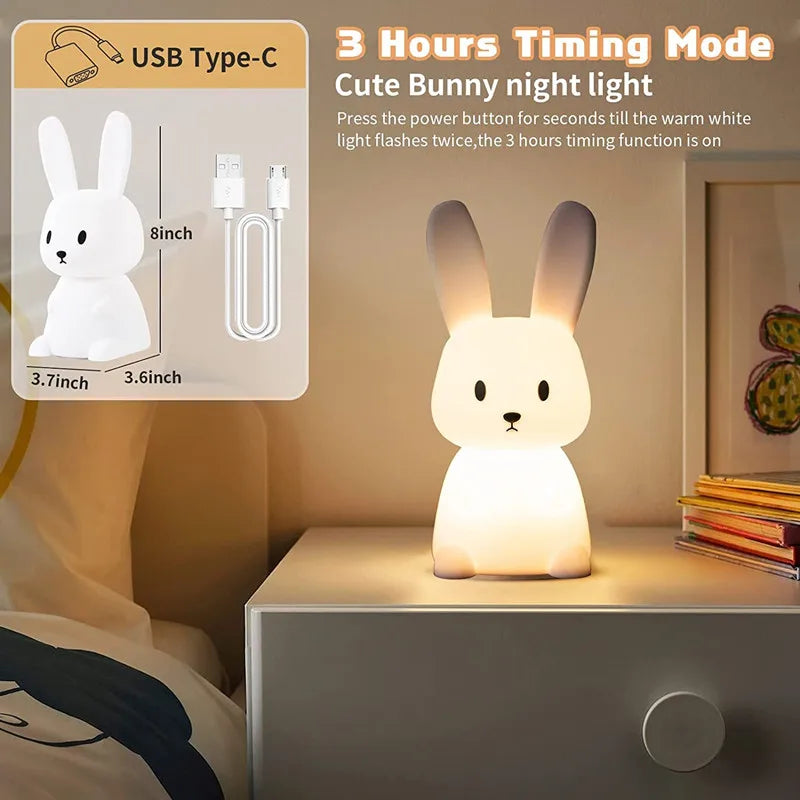 Kawaii Bunny Night Light