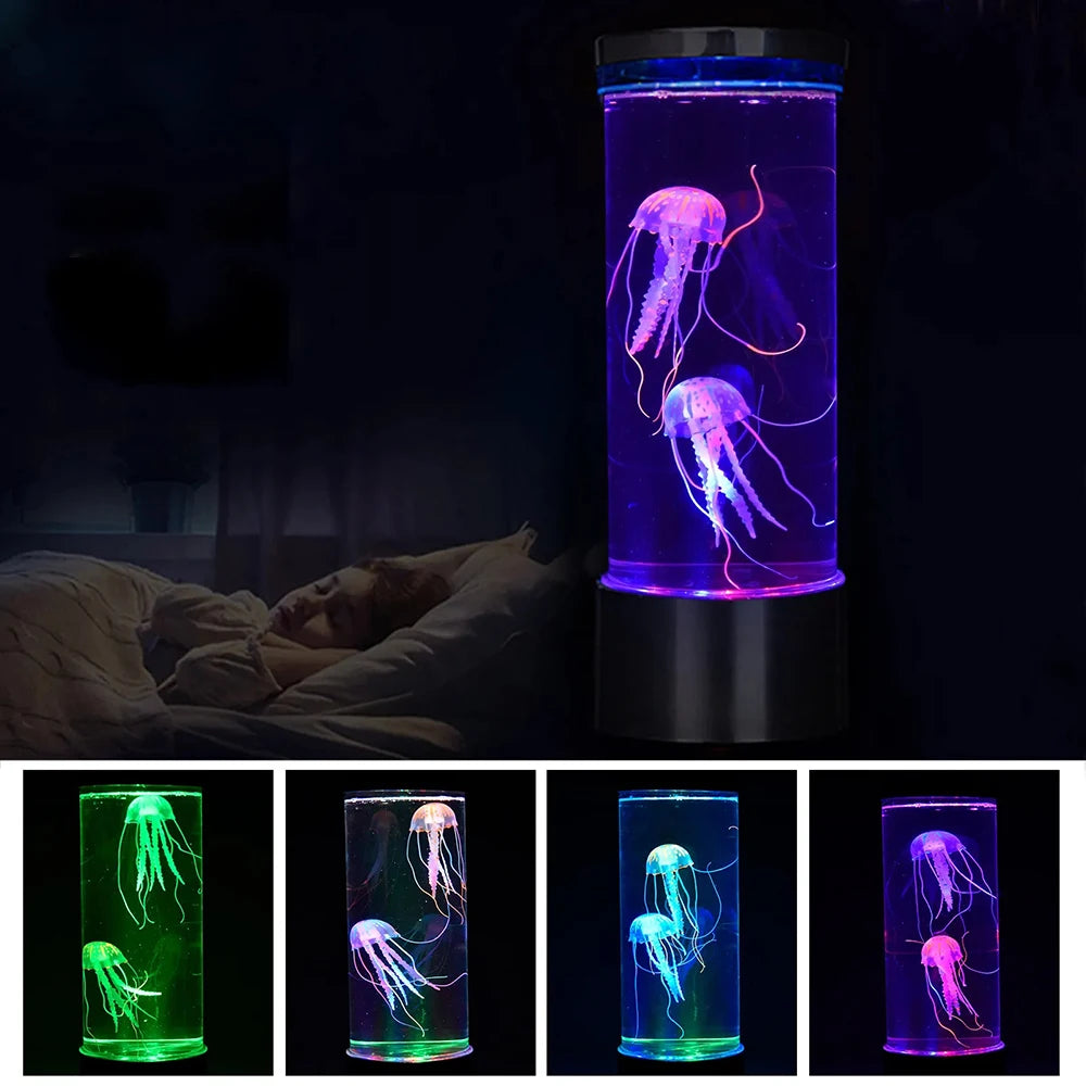 Color-Changing Jellyfish Lamp - LED Night Light