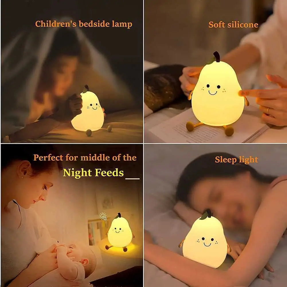 Pear-Shaped Kids Night Light
