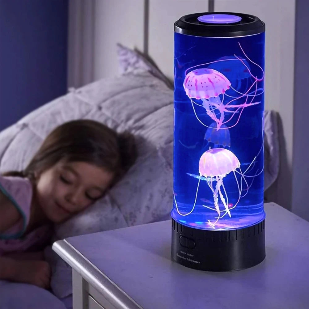 Color-Changing Jellyfish Lamp - LED Night Light