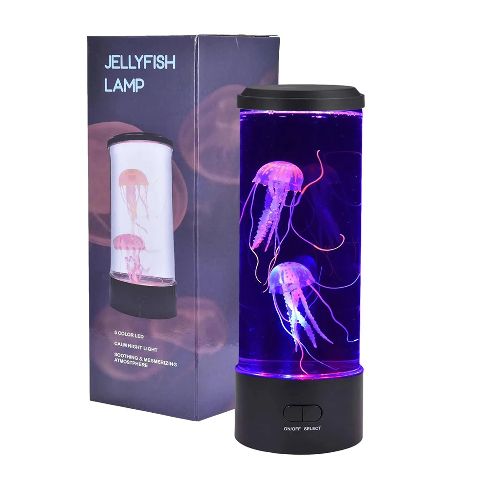 Color-Changing Jellyfish Lamp - LED Night Light