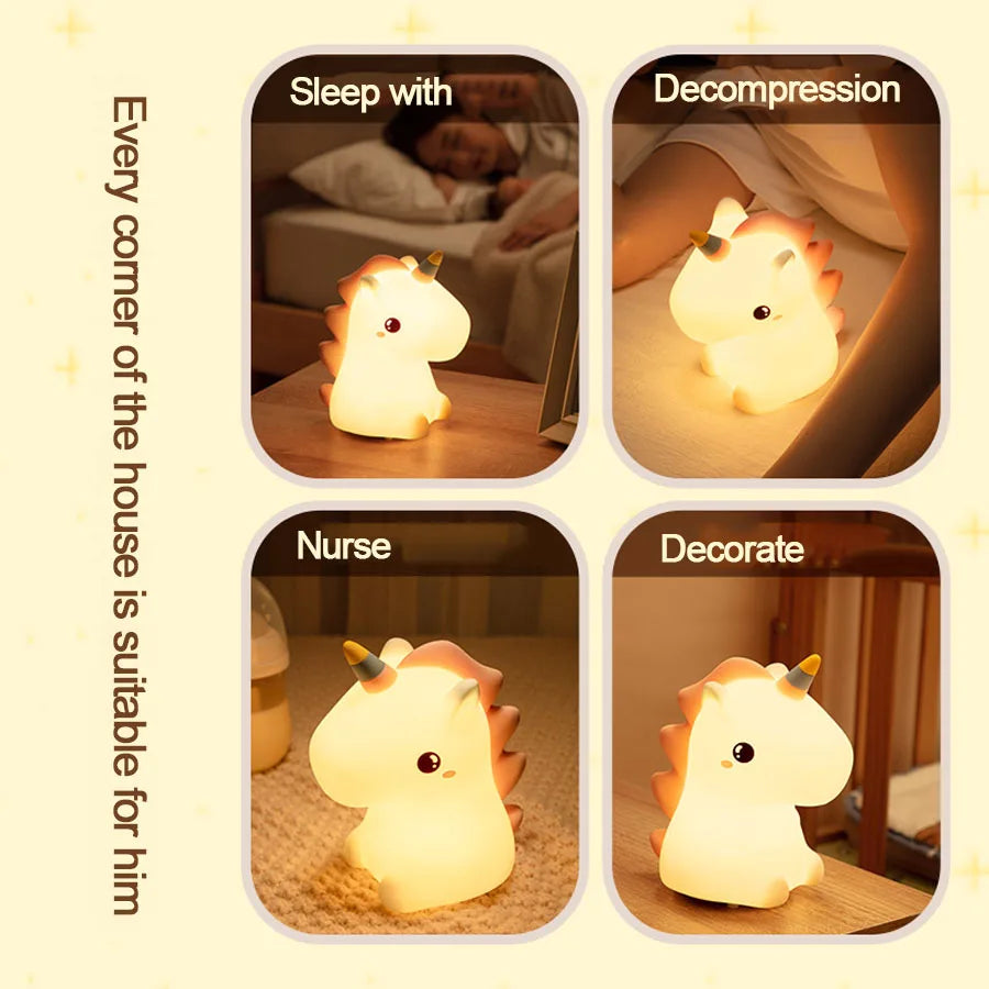 Unicorn Silicone Night Light