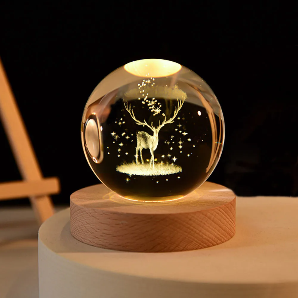 Galaxy Crystal Ball Lamp