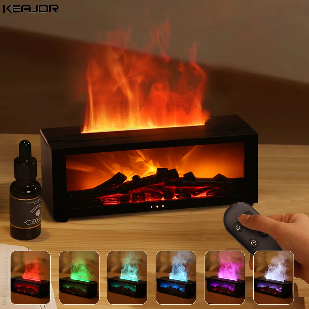 Flame Aroma Essential Oil Diffuser