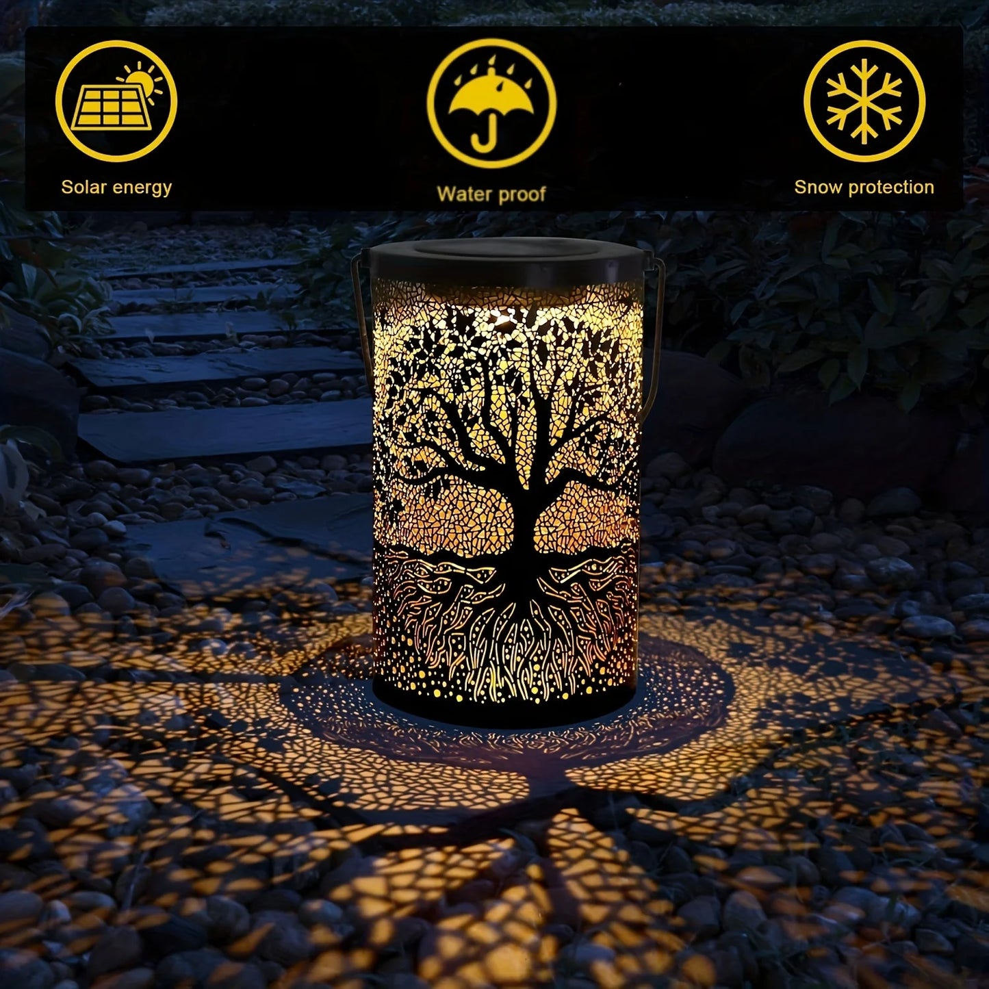 Solar Tree Lantern
