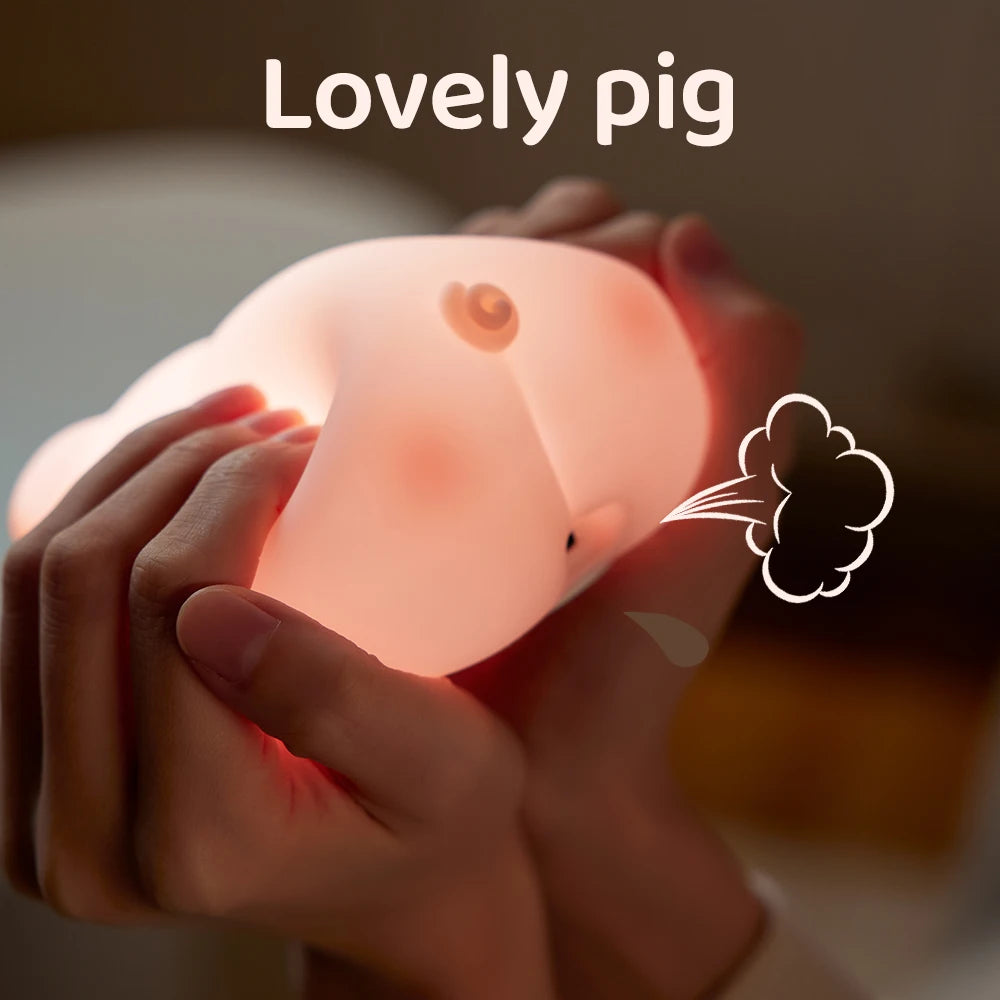 Piggy Silicone Night Light