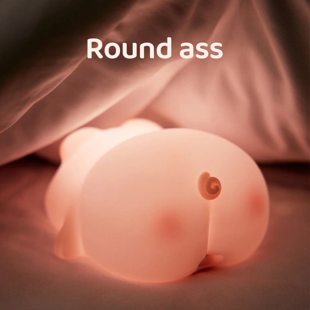 Piggy Silicone Night Light