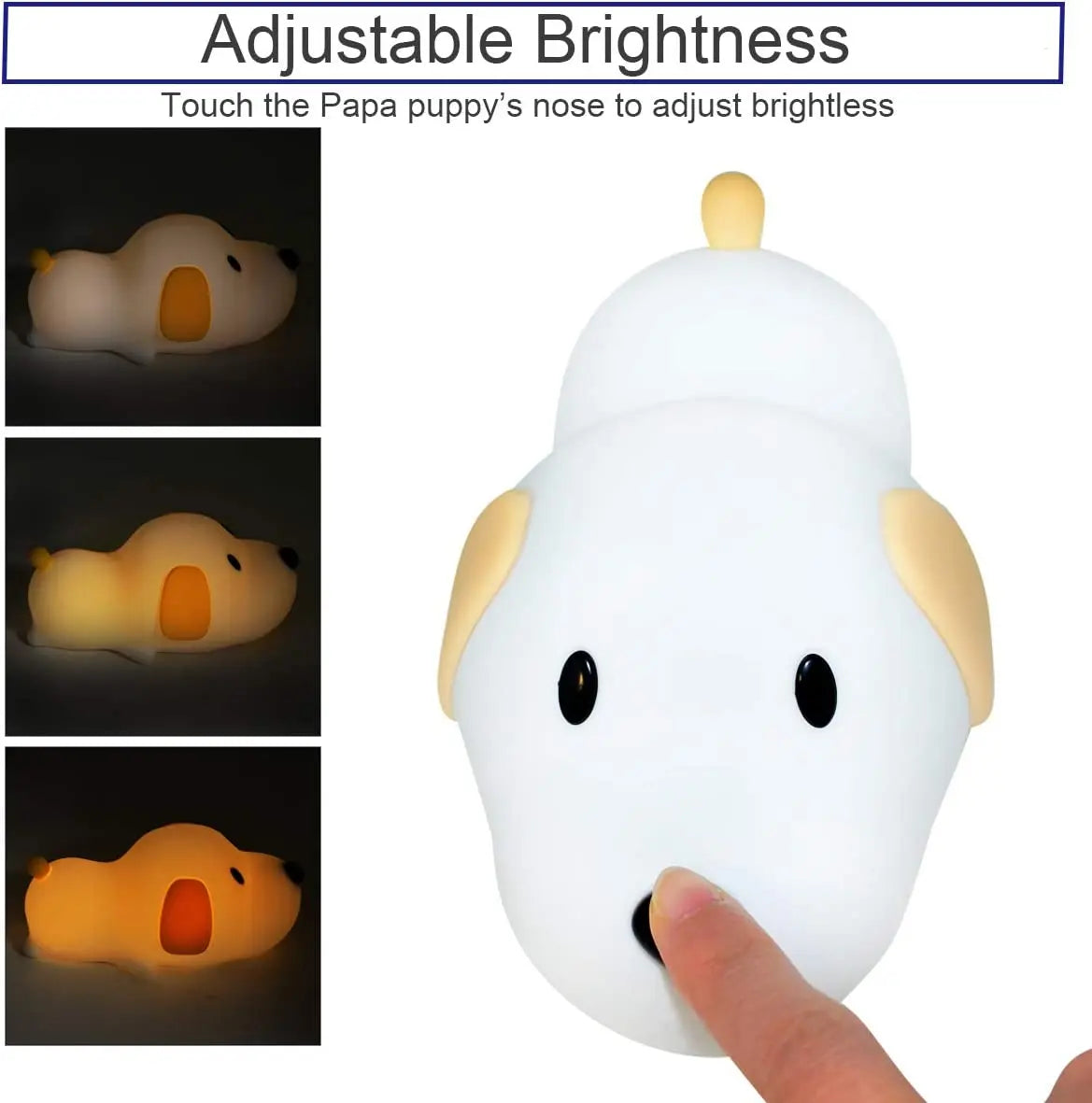 Papa Puppy Night Light