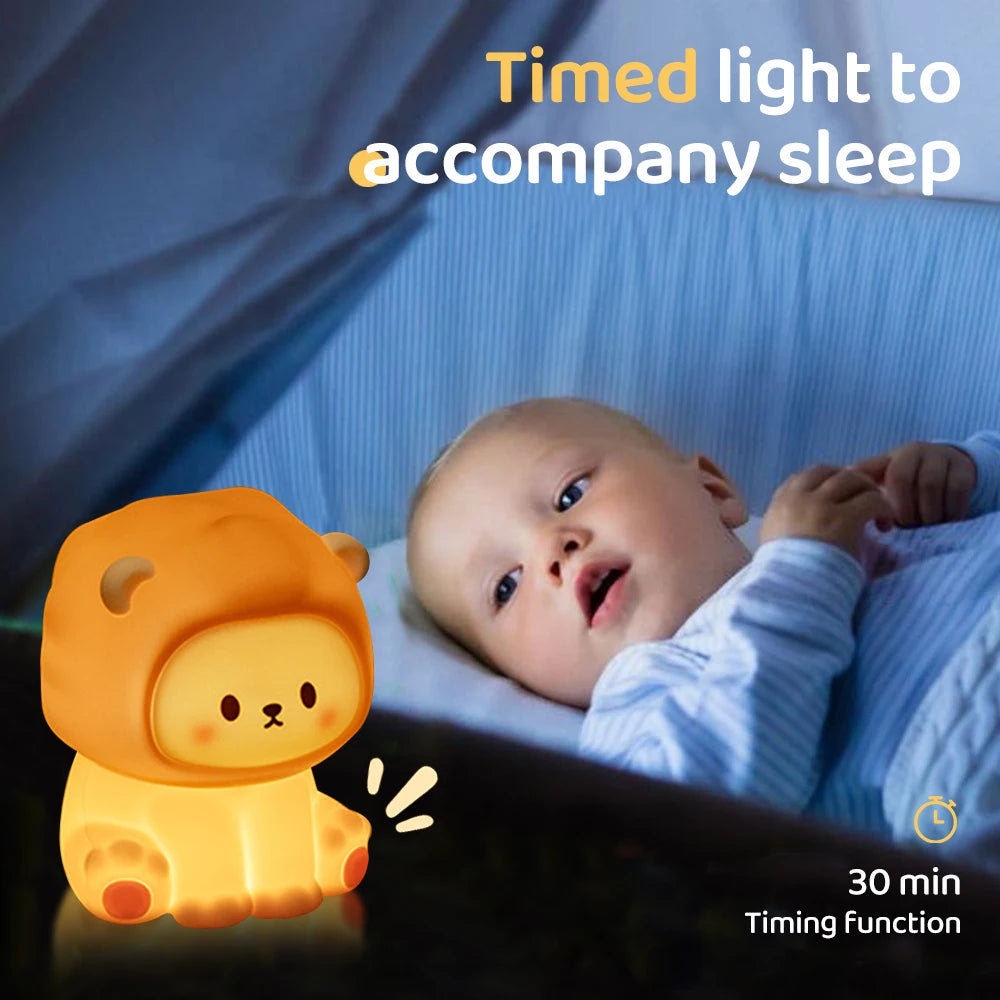Lion Night Light for Kids