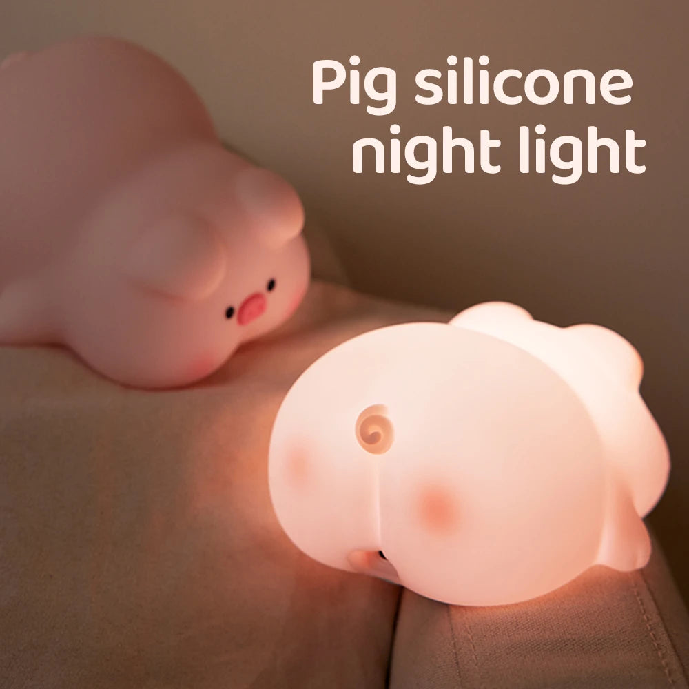 Piggy Silicone Night Light